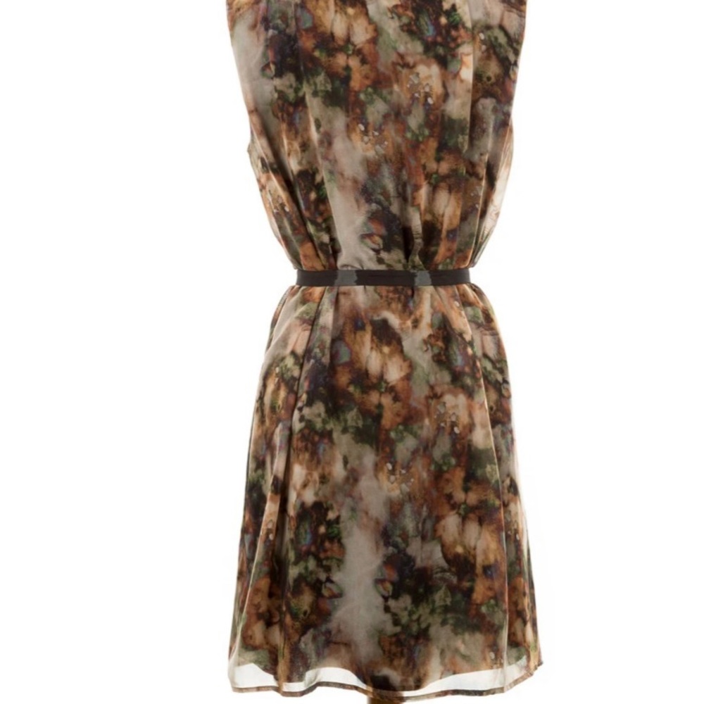 Cop.Copine sleeveless dress with belt - Picture 3 of 4